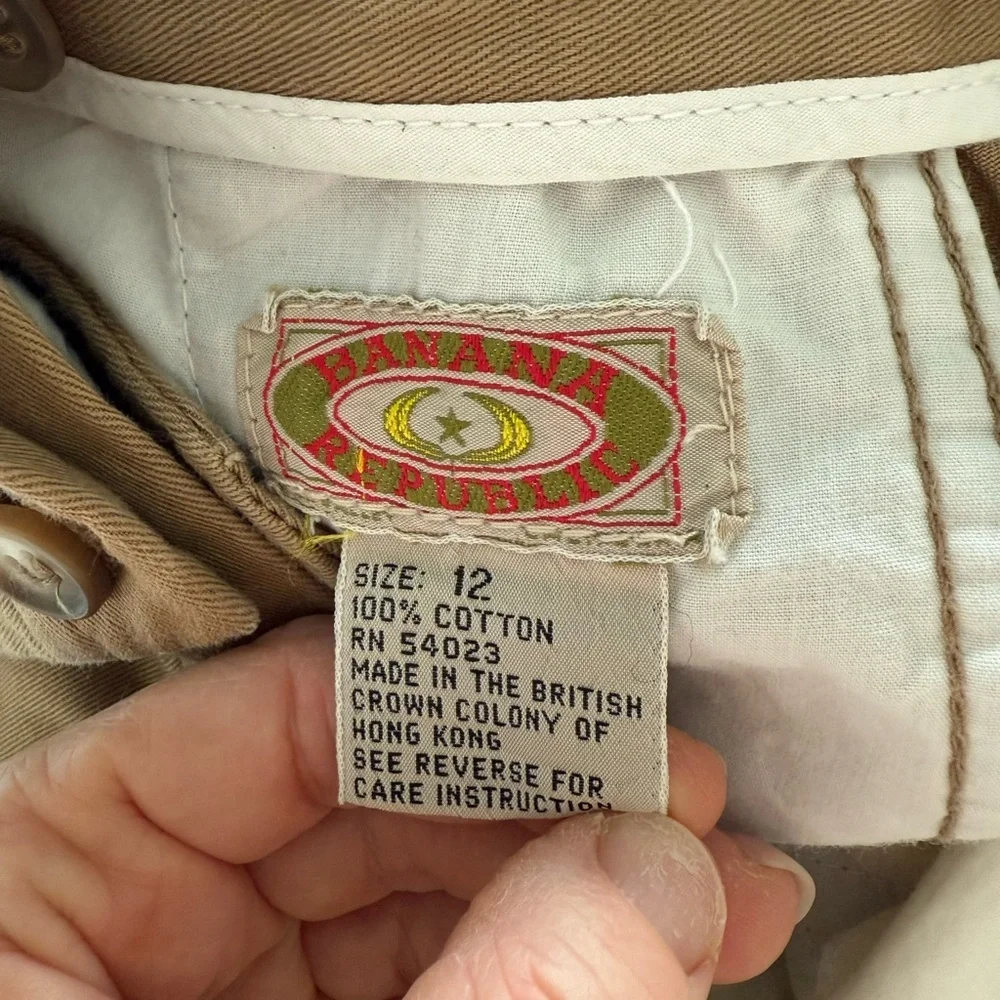 Vintage Banana Republic tan Bermuda BNWT - Picture 3 of 5